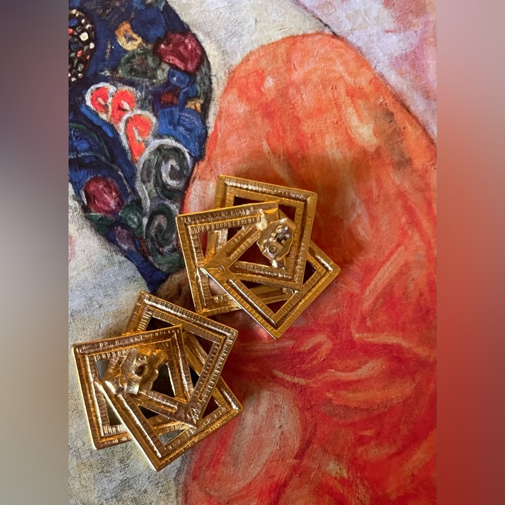 Geometric Earrings ✅💯👏🏻 - Picture 2 of 2